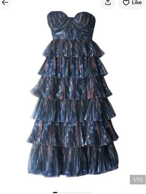Hutch | Dresses | Hutch Corene Tulle Strapless Midi Gown | Poshmark